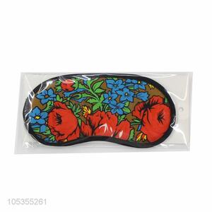 Factory promotional flower printed eye mask sleeing eye patch