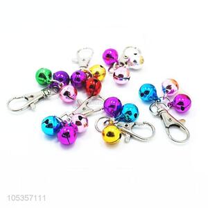 Hot Selling Pet Accessories Cute Key Chain With Colorful Bells