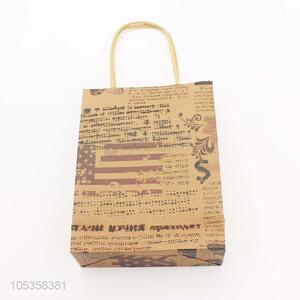 China factory custom logo print kraft paper bag gift bag