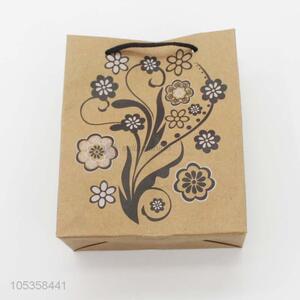 Latest design kraft paper shopping bag gift bag with handle