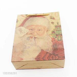 Made in China Christmas kraft paper shopping bag gift bag with handle