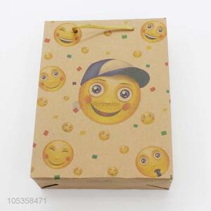 China branded recycled gift bag brown kraft paper bag