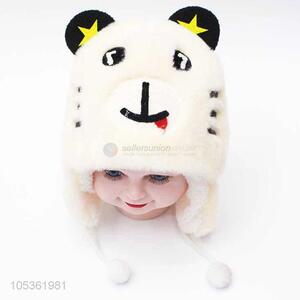 Factory Price Cartoon Tiger Plush Cap For Girls/Boys