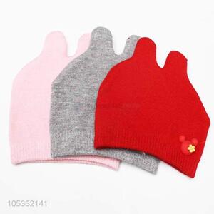 Popular Wholesale Cute Ear Shape Cap Warm Winter Hat 