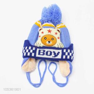 Reasonable Price Cute Bear Thick Warm Children Hats
