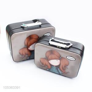 Promotional Gift Cute Girl Printed Makeup Packaging Box Casket Box