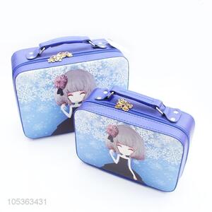 Cheap Price Wholesale Women New Sweet Bowknot Travel Saddle Cosmetic Bag