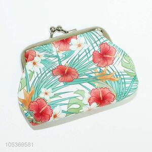 Promotional Gift Cute Flower Printed Coin Purse