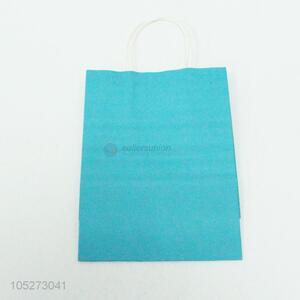 Wholesale direct factory light blue paper gift bag reusable bag