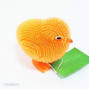 Good quality yellow plastic flashing chick toy
