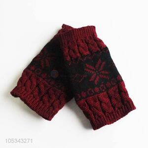 Cheap custom short snowflake pattern leg warmer