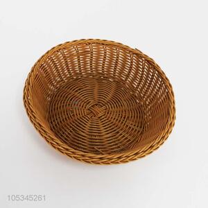 Cheap wholesale plastic woven fruit basket