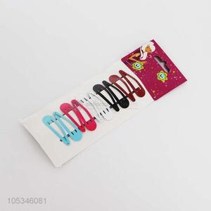 Promotional cheap colorful iron hairpins for girls