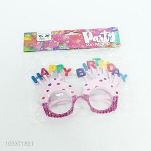 China factory OEM pink birthday glasses