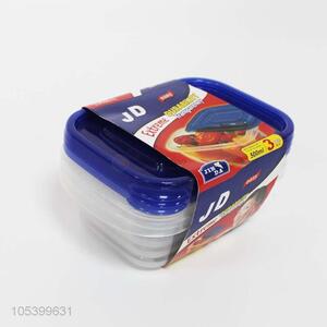 Competitive price 3pcs plastic preservation boxes