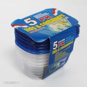 Bottom price 5pcs plastic preservation boxes