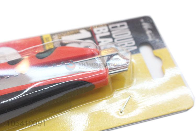 Cheap high quality art knife plastic handle snap off cutter box cutter