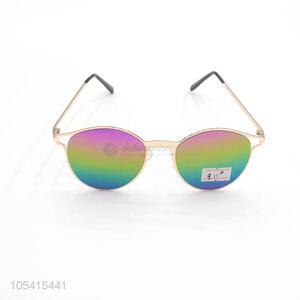 Top quality custom logo fashion sunglasses with colorful lens
