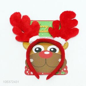 High-grade red deer horn headband for Christmas party