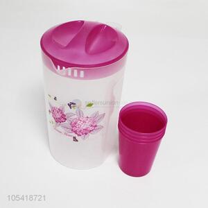Best Quality Plastic Water Jug with 4pcs Cups