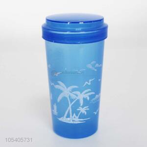 High Quality Blue Plastic Cup Fashion Water Cup