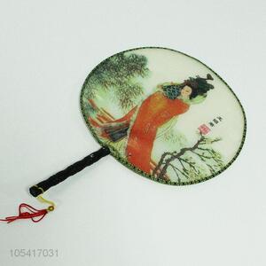 Factory Promotional Hand Painted Fan