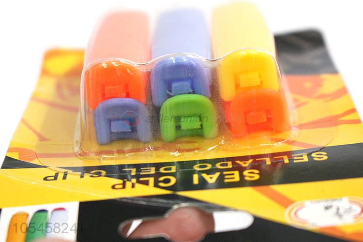 Best selling colorful plastic seal clip sealing clip