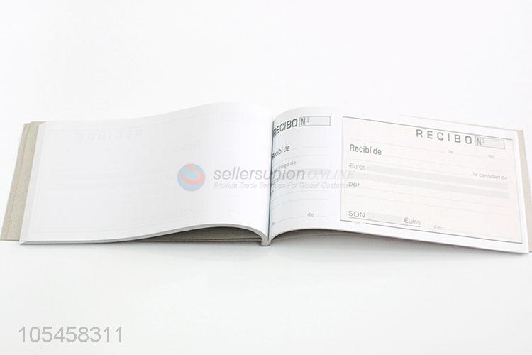 Customized cheap carbonless receipt book