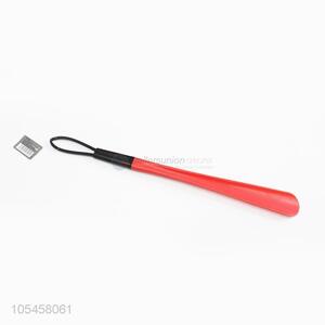 Wholesale low price colored plastic shoehorn