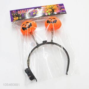 Direct factory supply Halloween supplies pumpkin headband with light
