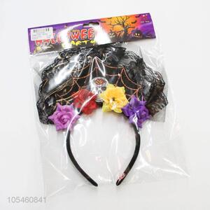 Factory wholesale Halloween supplies flower lace hair clasp