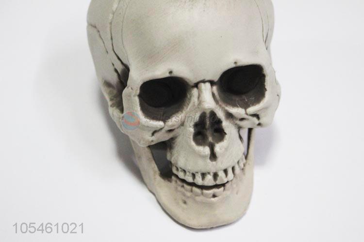Low price Halloween decoration plastic skull head
