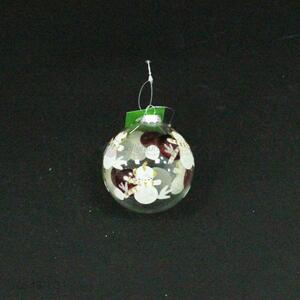 Good sale cute Christmas decor glass ball pendant