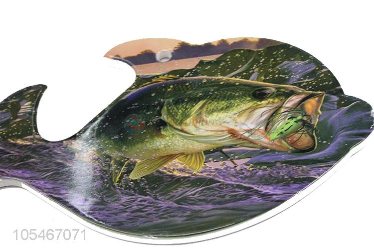 Unique Design Fish Shape Colorful Ceramic Placemat Bowl Mat