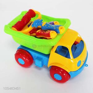Wholesale baby car toy funny wheels beach cart plastic beach toy