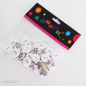 Fashion Printing 30 Pieces Decorative Button