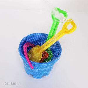 Premium quality outdoor funny plastic sand bucket beach toy for child