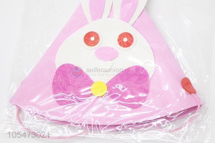 Popular design kids party hat birthday cartoon bunny hat