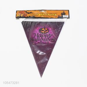 Nice classic cheap happy Halloween triangle party flags