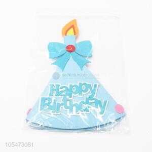 Competitive price multicolor paper birthday hat paryt favors
