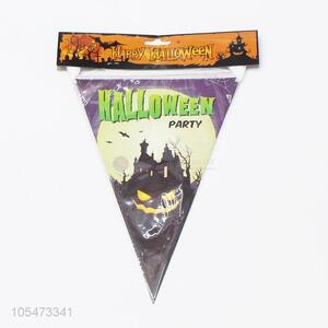 Professional manufacturer happy Halloween triangle party flags