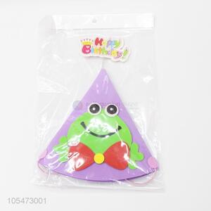 Best selling kids party hat birthday cartoon frog hat