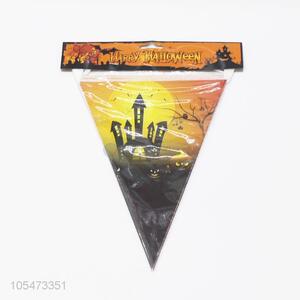 Top sale Halloween party triangle bunting flags
