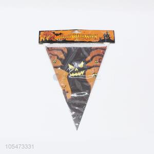 Latest design Halloween decorative triangle party paper flag
