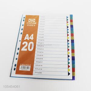 Creative Design 20 Pieces A4 Data Book