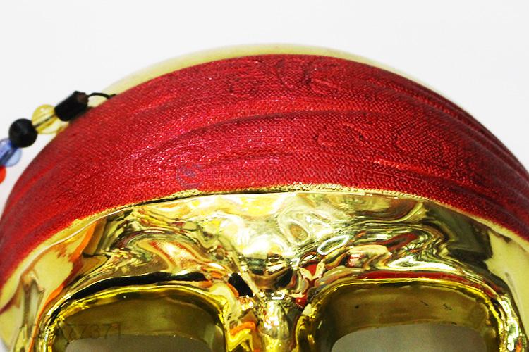 High-class Halloween supplies golden skull pirate mask
