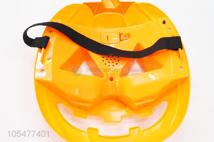 Funny led light sound pumpkin mask for Halloween