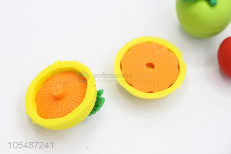 High-grade fruit shape children erasers