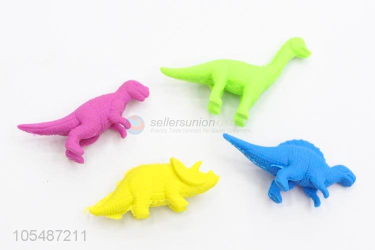 Good quality dinosaur shape colorful children erasers