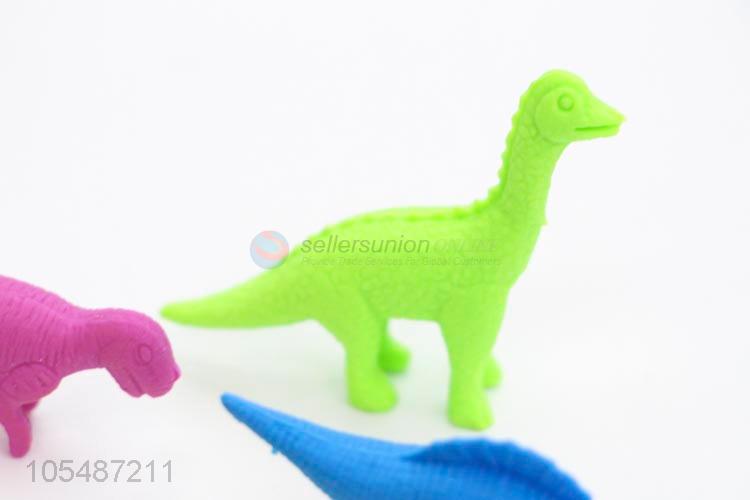 Good quality dinosaur shape colorful children erasers